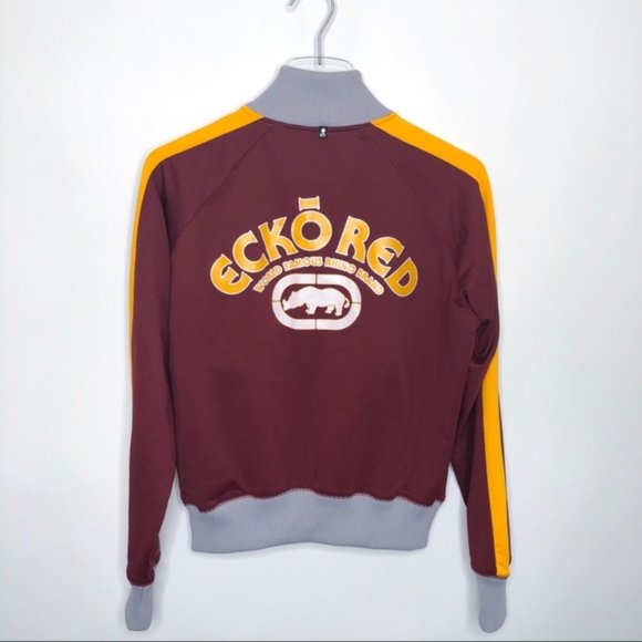 Echo Red track jacket two tone Size M - Picture 6 of 8